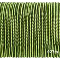 027m STRIPS BLACK&LIMEGREEN