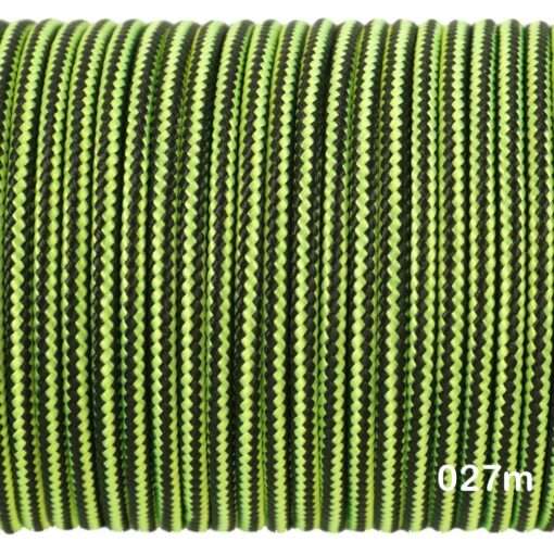 027m STRIPS BLACK&LIMEGREEN